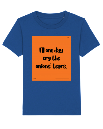 i ll one day cry the onions tears2 Majorelle Blue