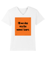 i ll one day cry the onions tears2 Tricou mânecă scurtă guler V Bărbat Presenter