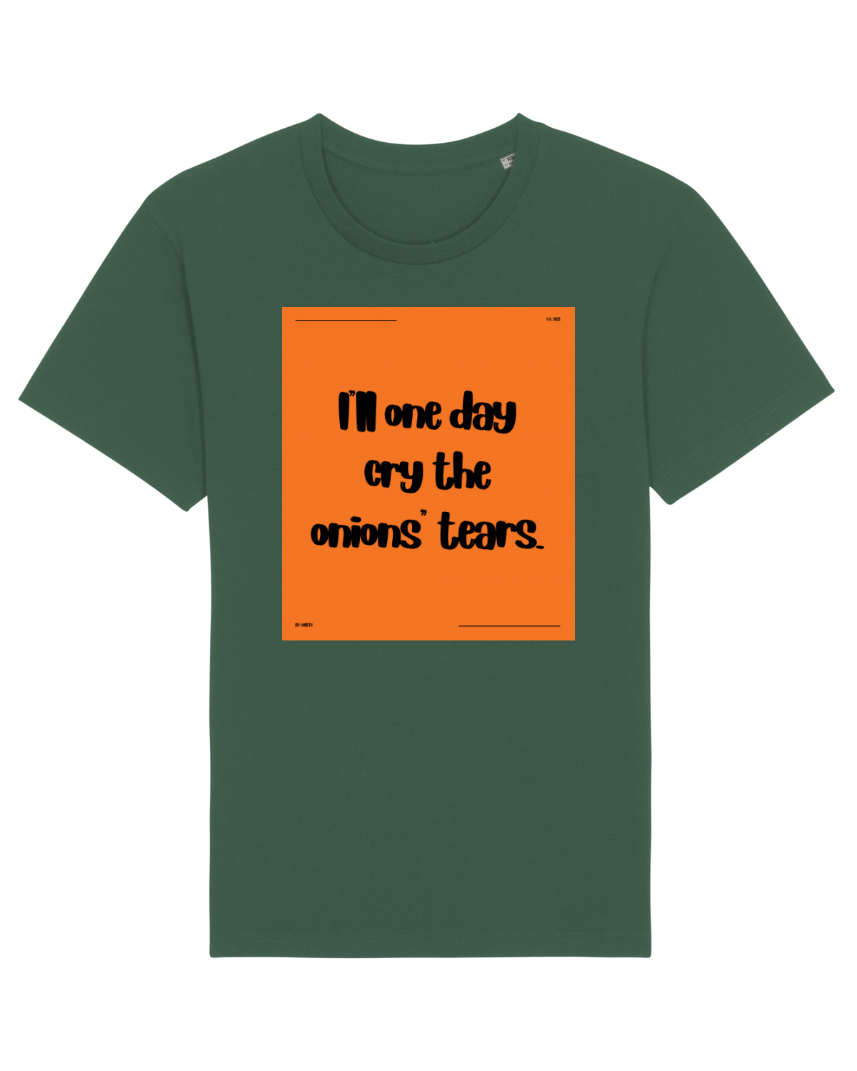 Tricou mânecă scurtă Unisex Rocker Bottle Green