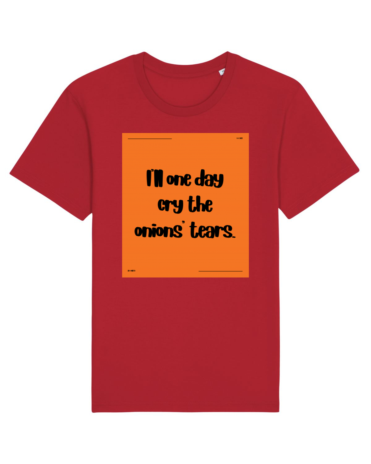 Tricou mânecă scurtă Unisex Rocker Red