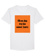 i ll one day cry the onions tears2 Tricou mânecă scurtă guler larg Bărbat Skater