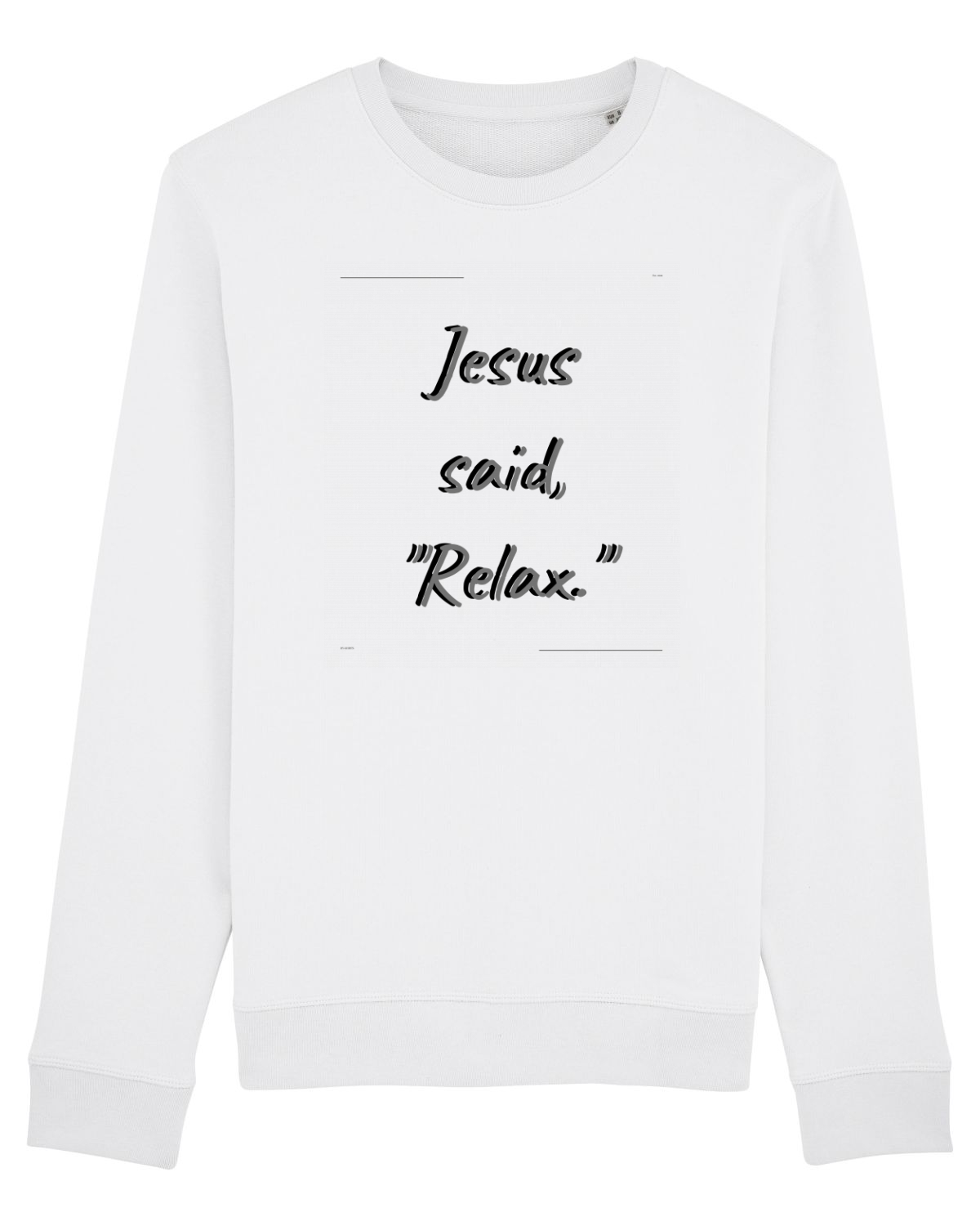 Bluză mânecă lungă Unisex Rise White