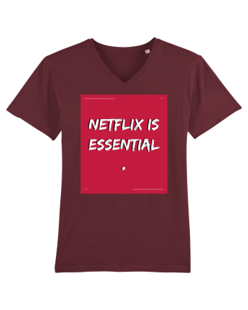 netflix is essential Burgundy