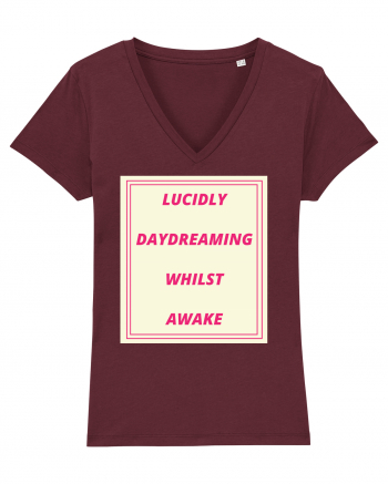 lucicly daydreaming whilst awake Burgundy