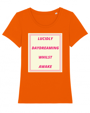 lucicly daydreaming whilst awake Bright Orange