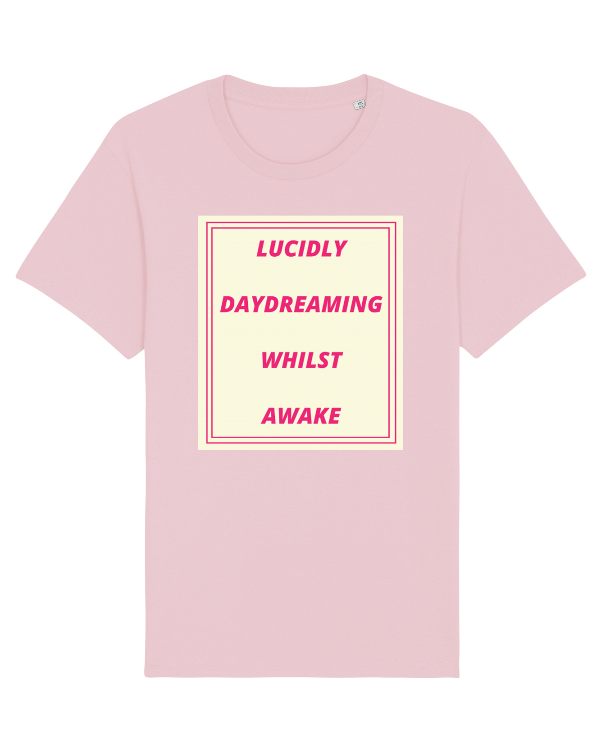 Tricou mânecă scurtă Unisex Rocker Cotton Pink