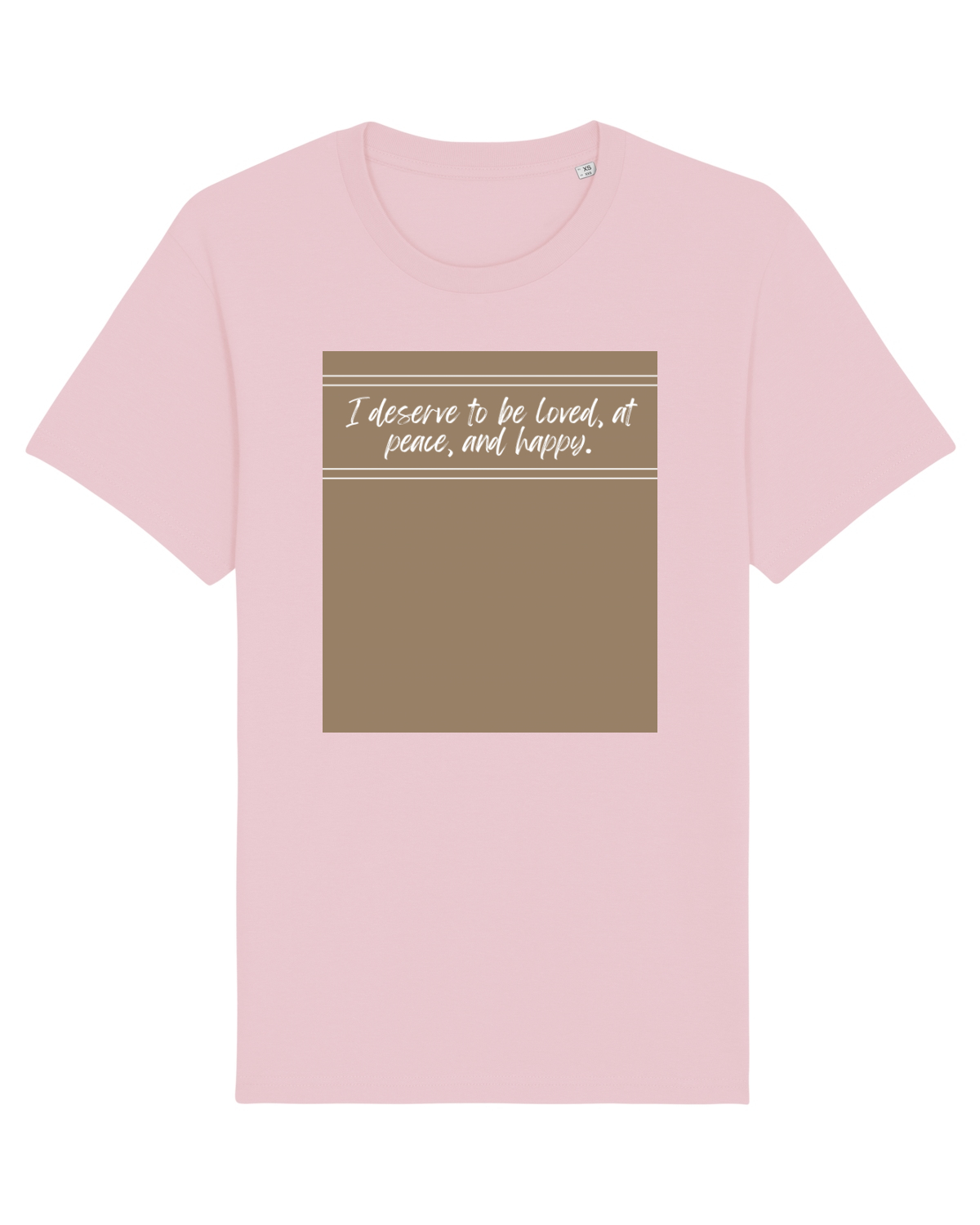 Tricou mânecă scurtă Unisex Rocker Cotton Pink