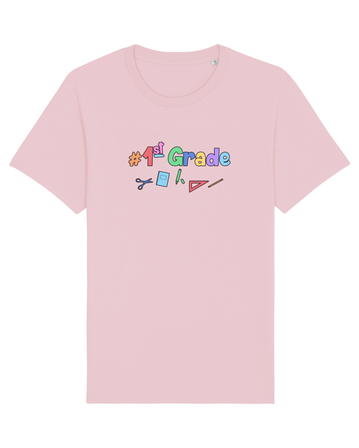 Tricou mânecă scurtă Unisex Rocker Cotton Pink