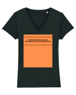 i unwind and allow all emotions to pass through me Tricou mânecă scurtă guler V Damă Evoker
