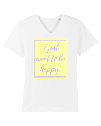 i just want to be happy2 White