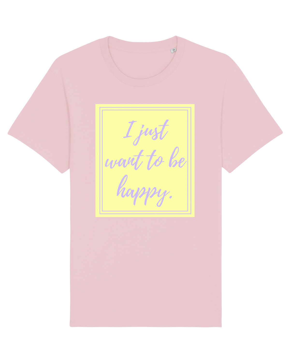 Tricou mânecă scurtă Unisex Rocker Cotton Pink