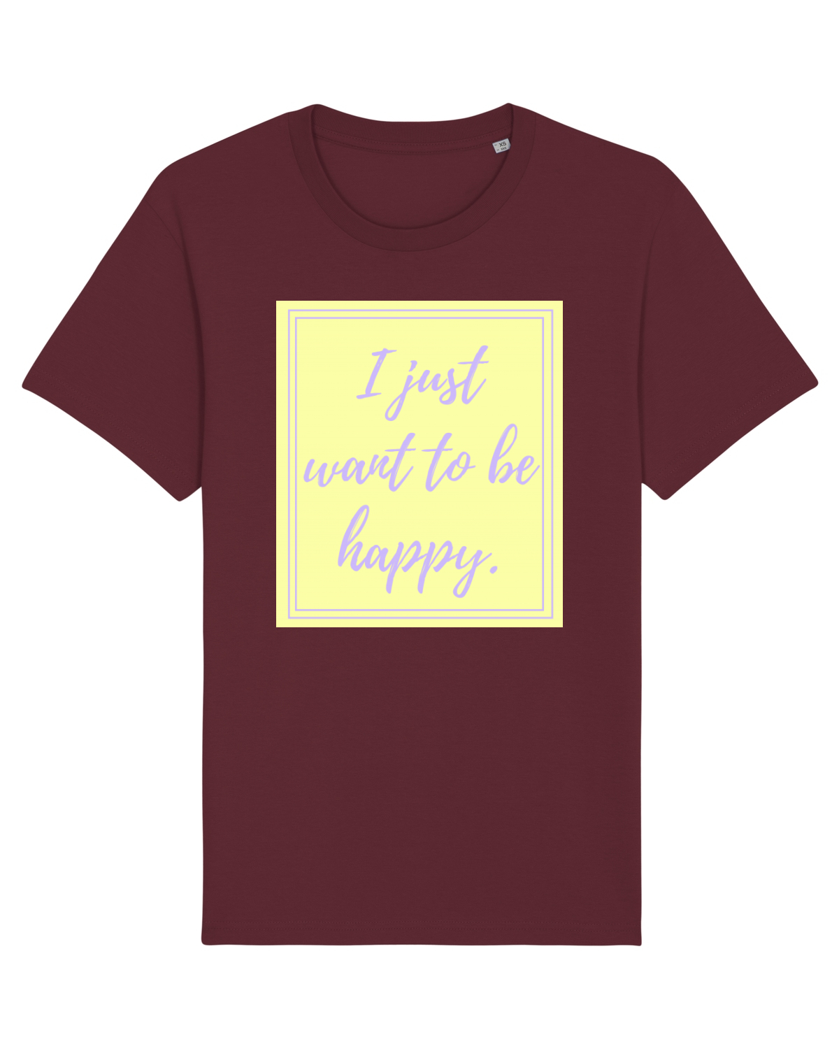Tricou mânecă scurtă Unisex Rocker Burgundy