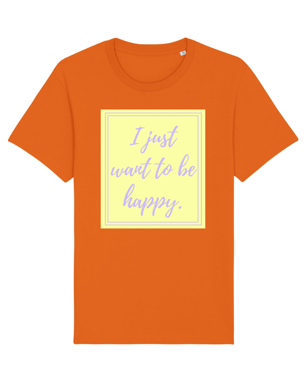 Tricou mânecă scurtă Unisex Rocker Bright Orange
