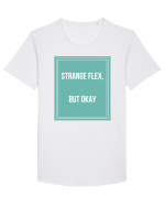 strange flex but okay Tricou mânecă scurtă guler larg Bărbat Skater