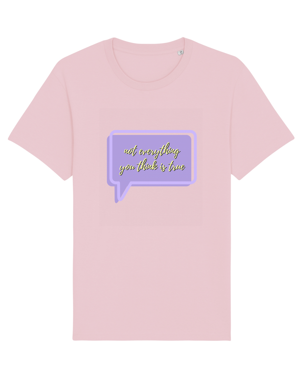 Tricou mânecă scurtă Unisex Rocker Cotton Pink