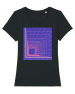 m Tricou mânecă scurtă guler larg fitted Damă Expresser