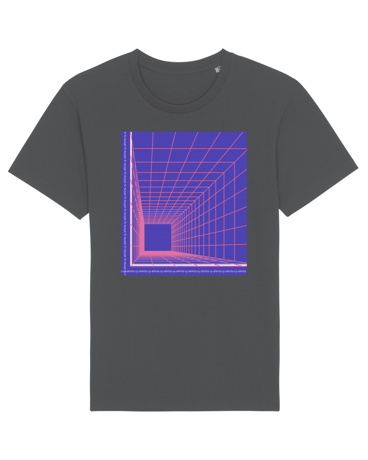 Tricou mânecă scurtă Unisex Rocker Anthracite