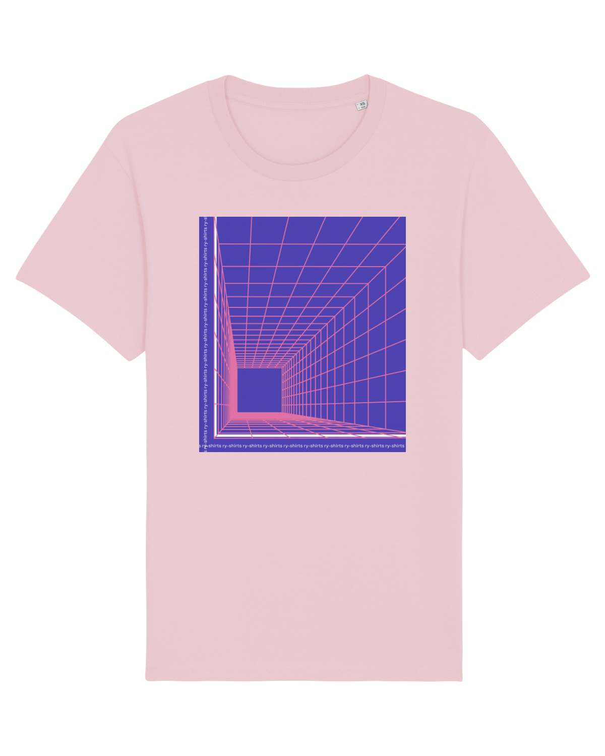 Tricou mânecă scurtă Unisex Rocker Cotton Pink