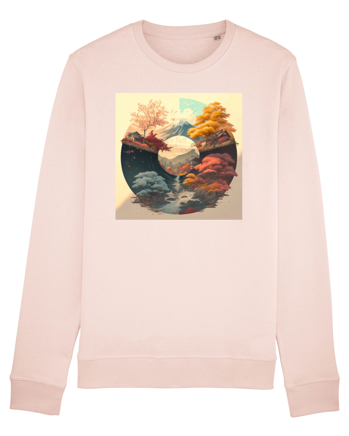 Bluză mânecă lungă Unisex Rise Candy Pink