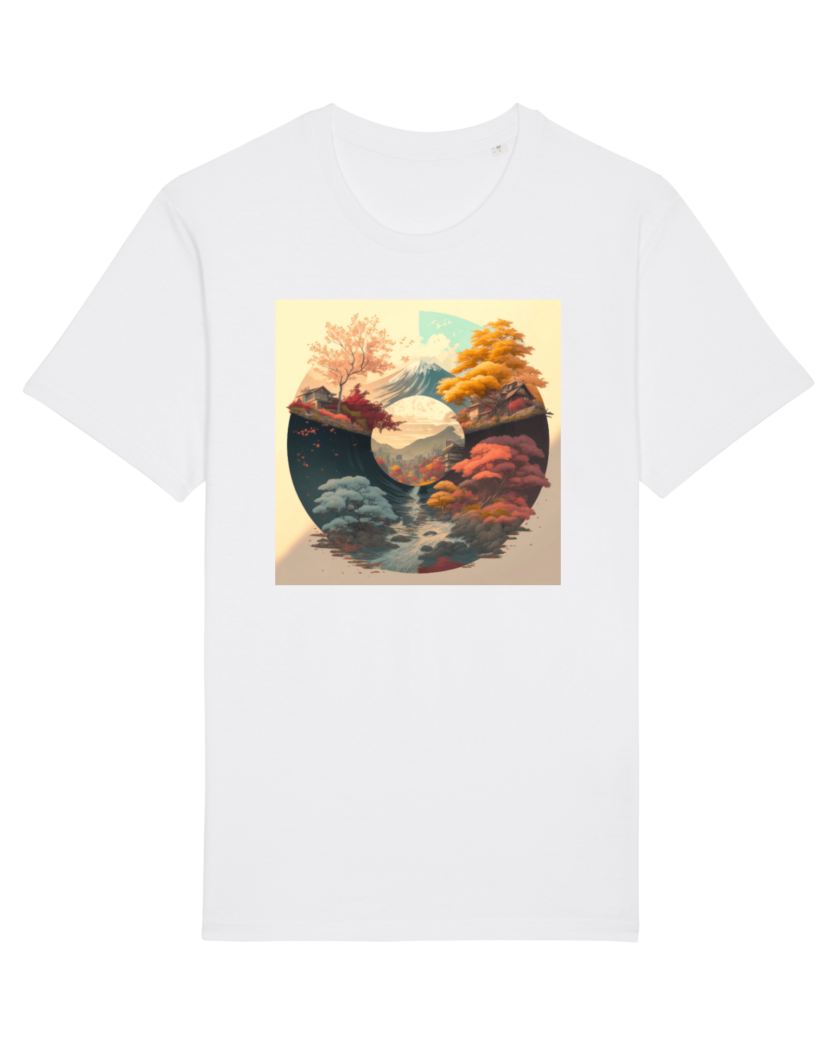 Tricou mânecă scurtă Unisex Rocker White