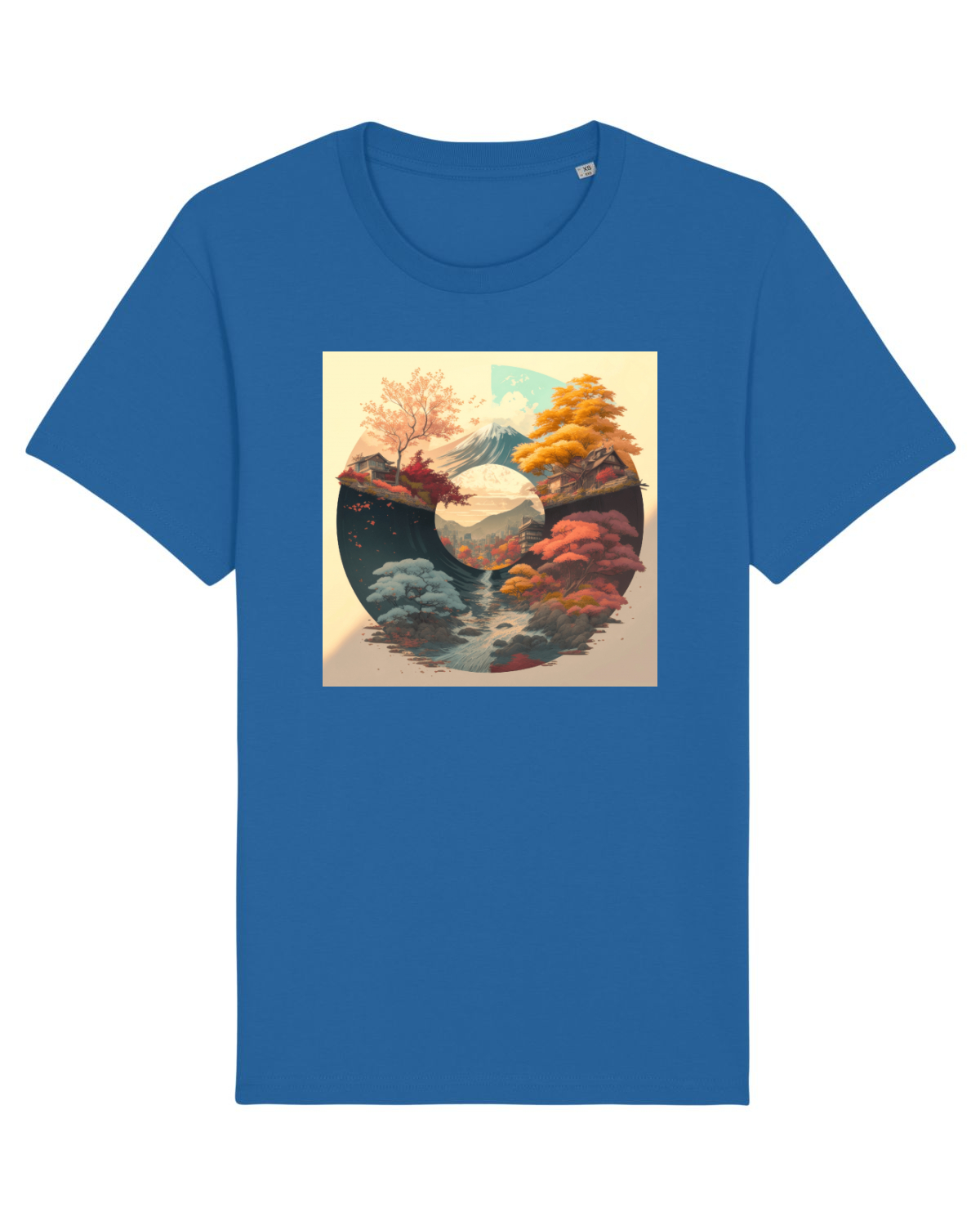 Tricou mânecă scurtă Unisex Rocker Royal Blue