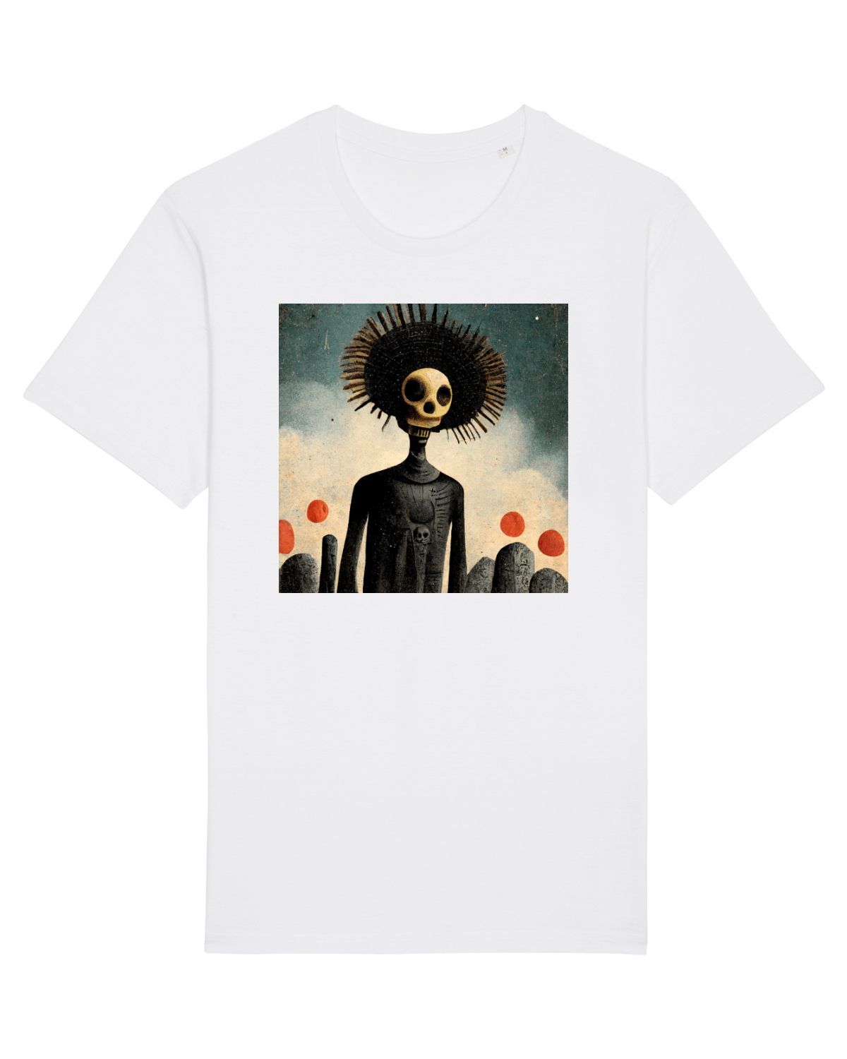Tricou mânecă scurtă Unisex Rocker White