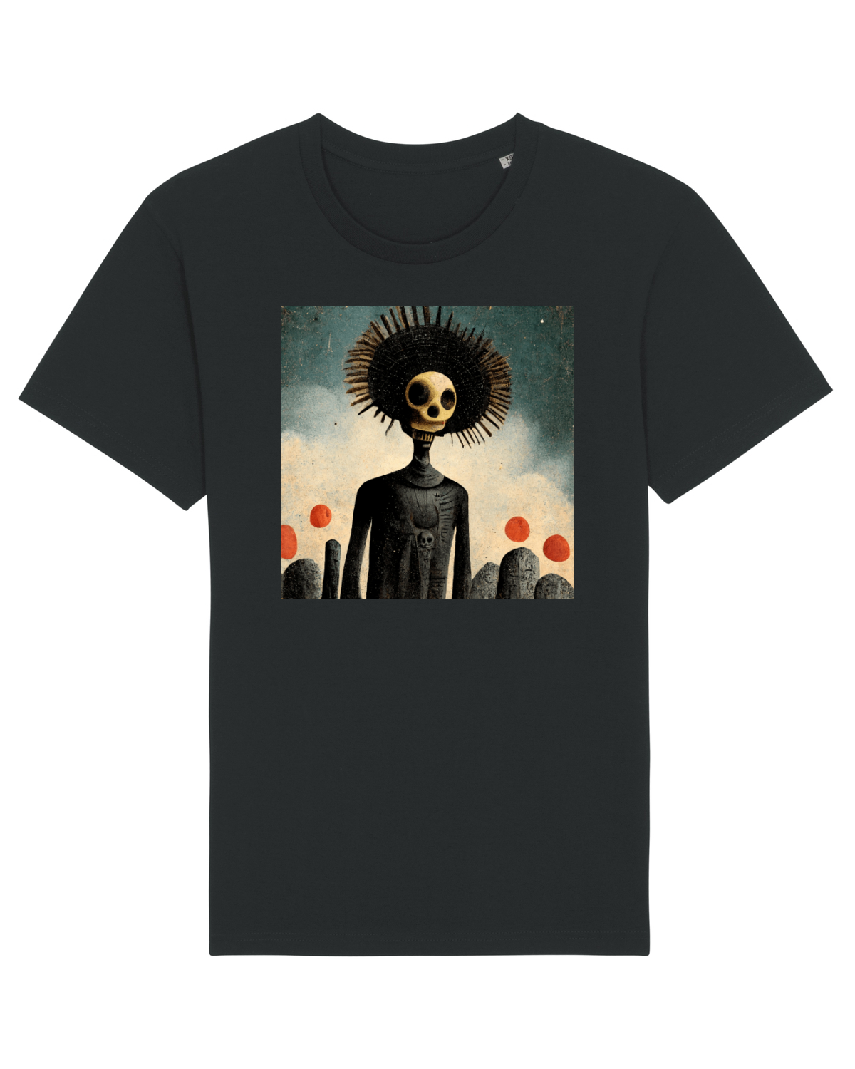 Tricou mânecă scurtă Unisex Rocker Black