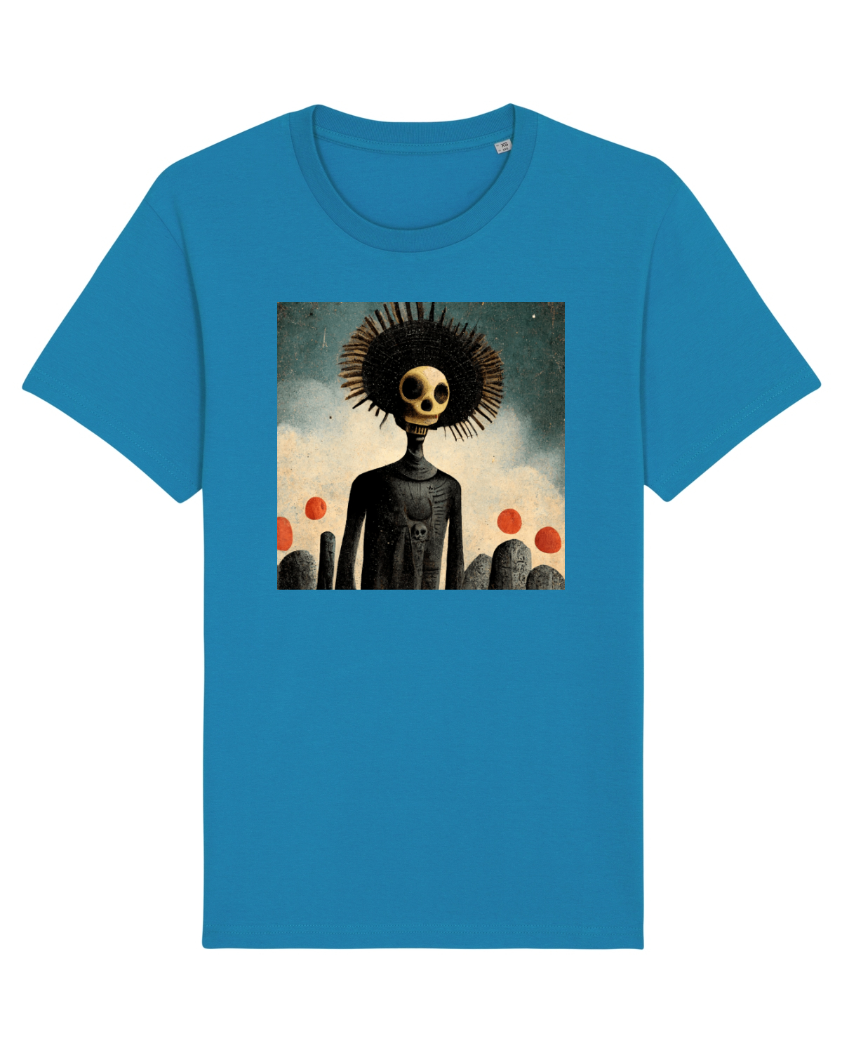 Tricou mânecă scurtă Unisex Rocker Azur