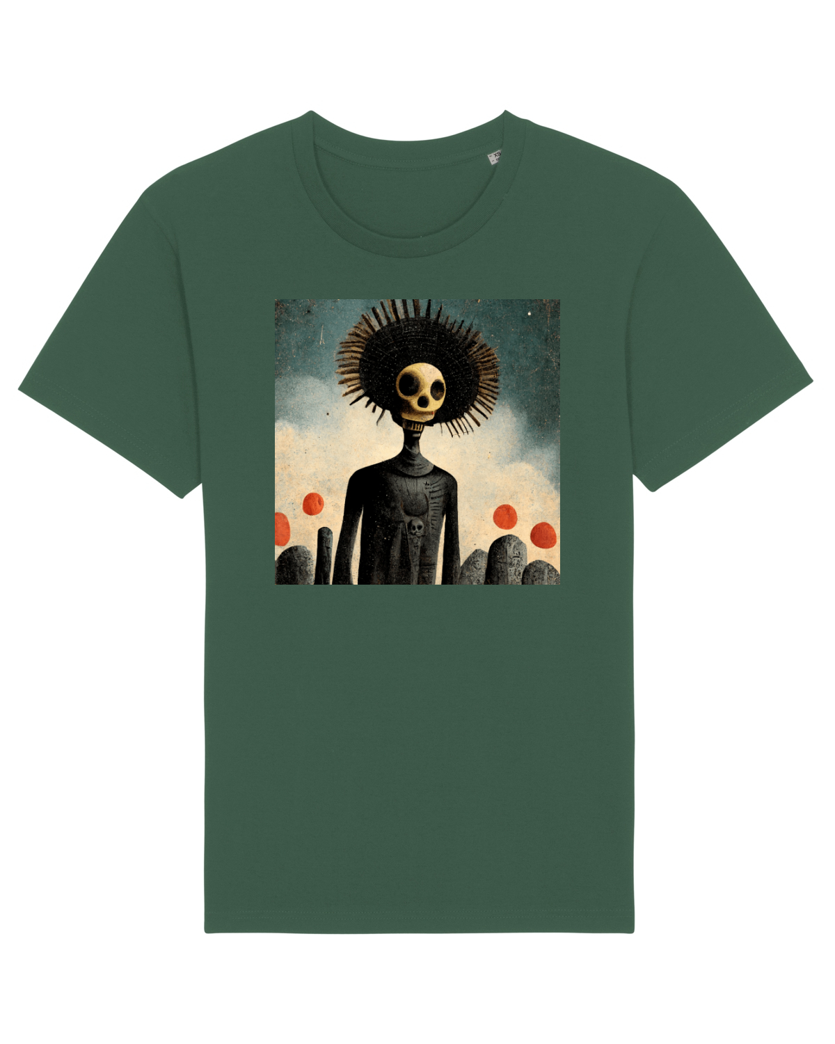 Tricou mânecă scurtă Unisex Rocker Bottle Green