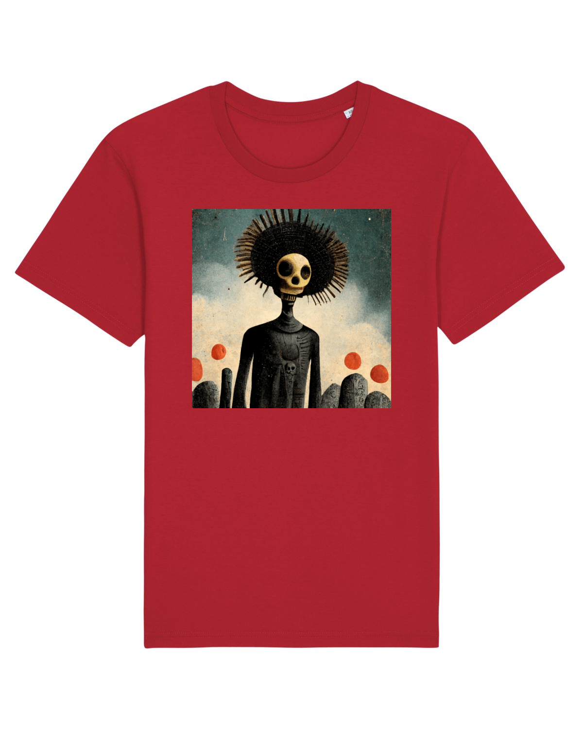 Tricou mânecă scurtă Unisex Rocker Red