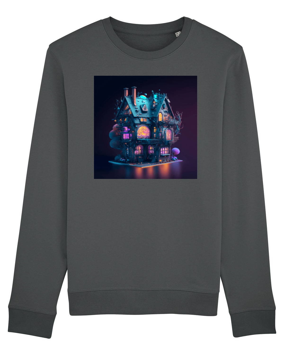 Bluză mânecă lungă Unisex Rise Anthracite
