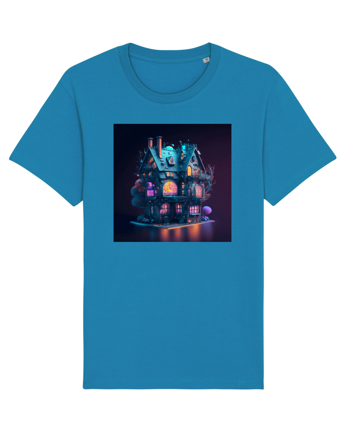 Tricou mânecă scurtă Unisex Rocker Azur