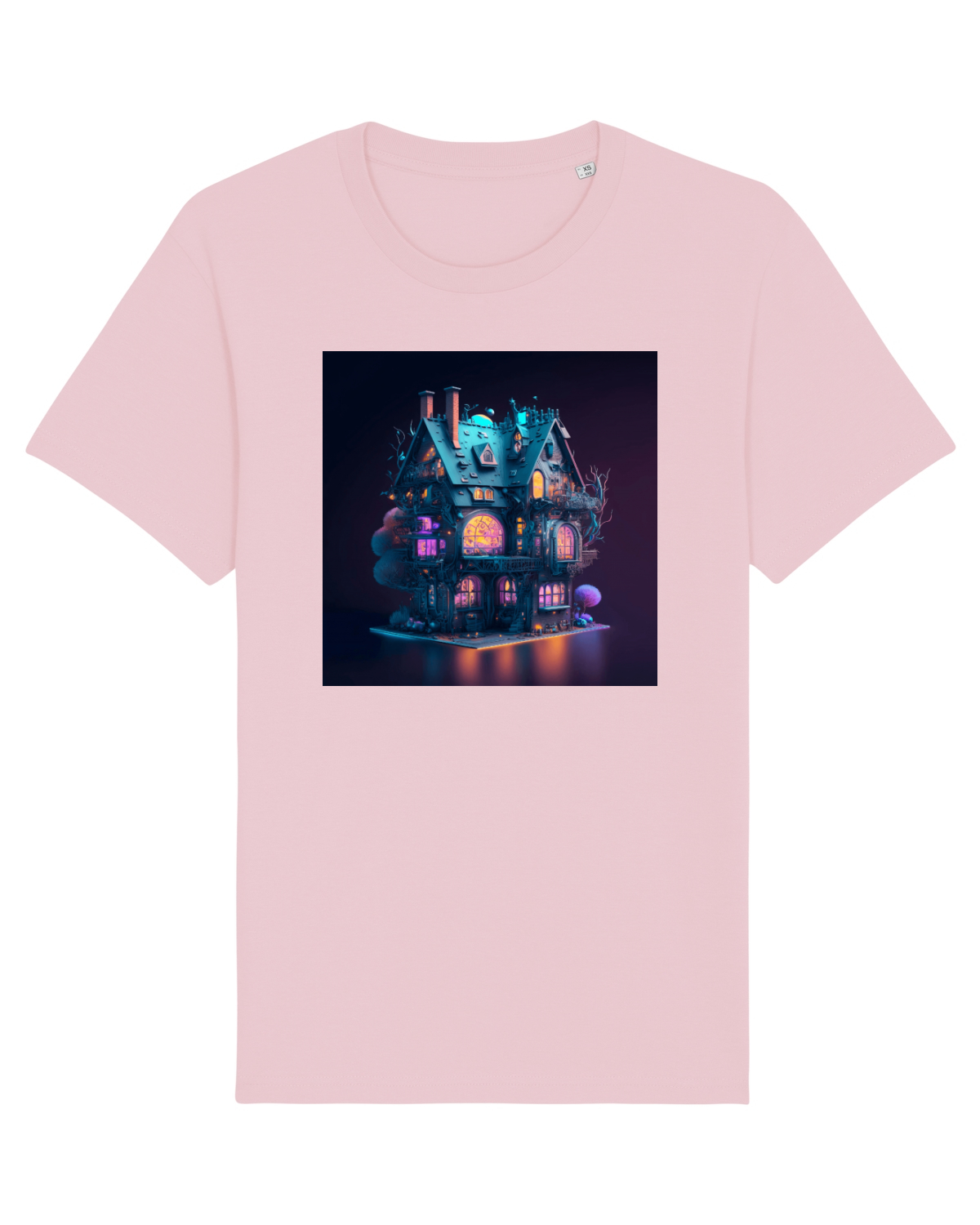 Tricou mânecă scurtă Unisex Rocker Cotton Pink
