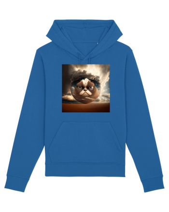 Grumpy Sphere Cat Royal Blue