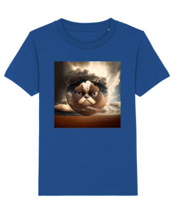 Grumpy Sphere Cat Majorelle Blue