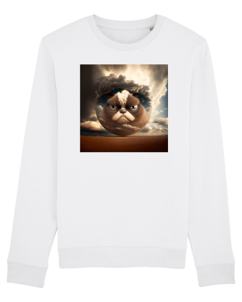 Grumpy Sphere Cat White