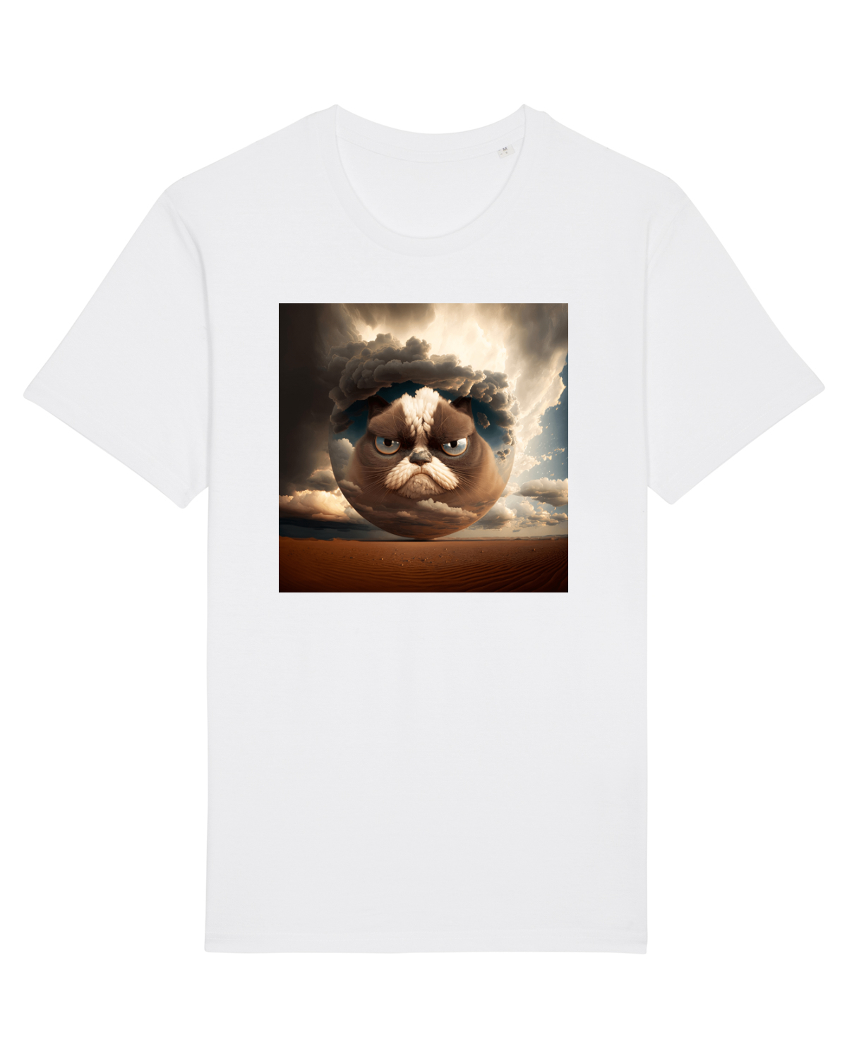 Tricou mânecă scurtă Unisex Rocker White
