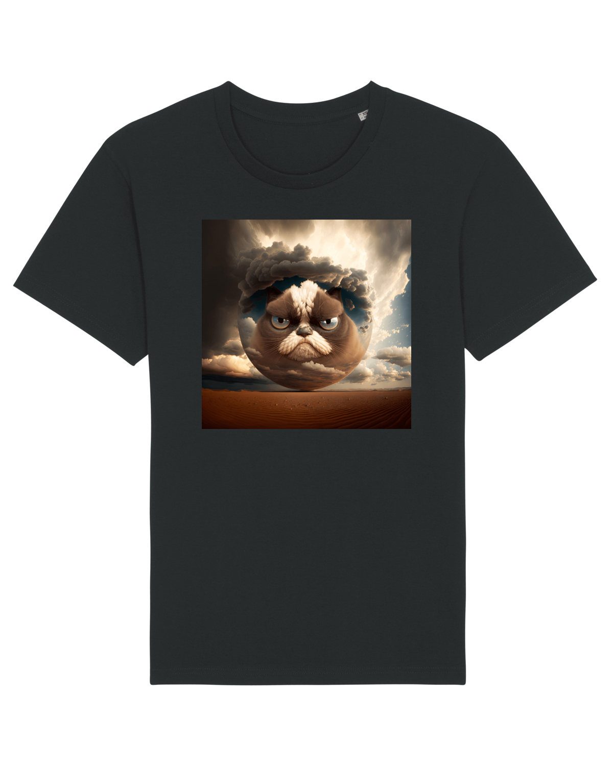 Tricou mânecă scurtă Unisex Rocker Black