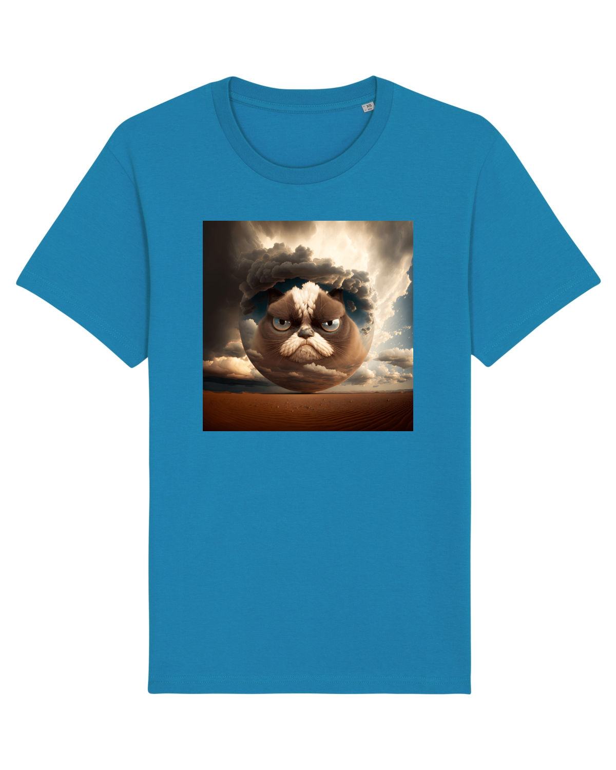 Tricou mânecă scurtă Unisex Rocker Azur