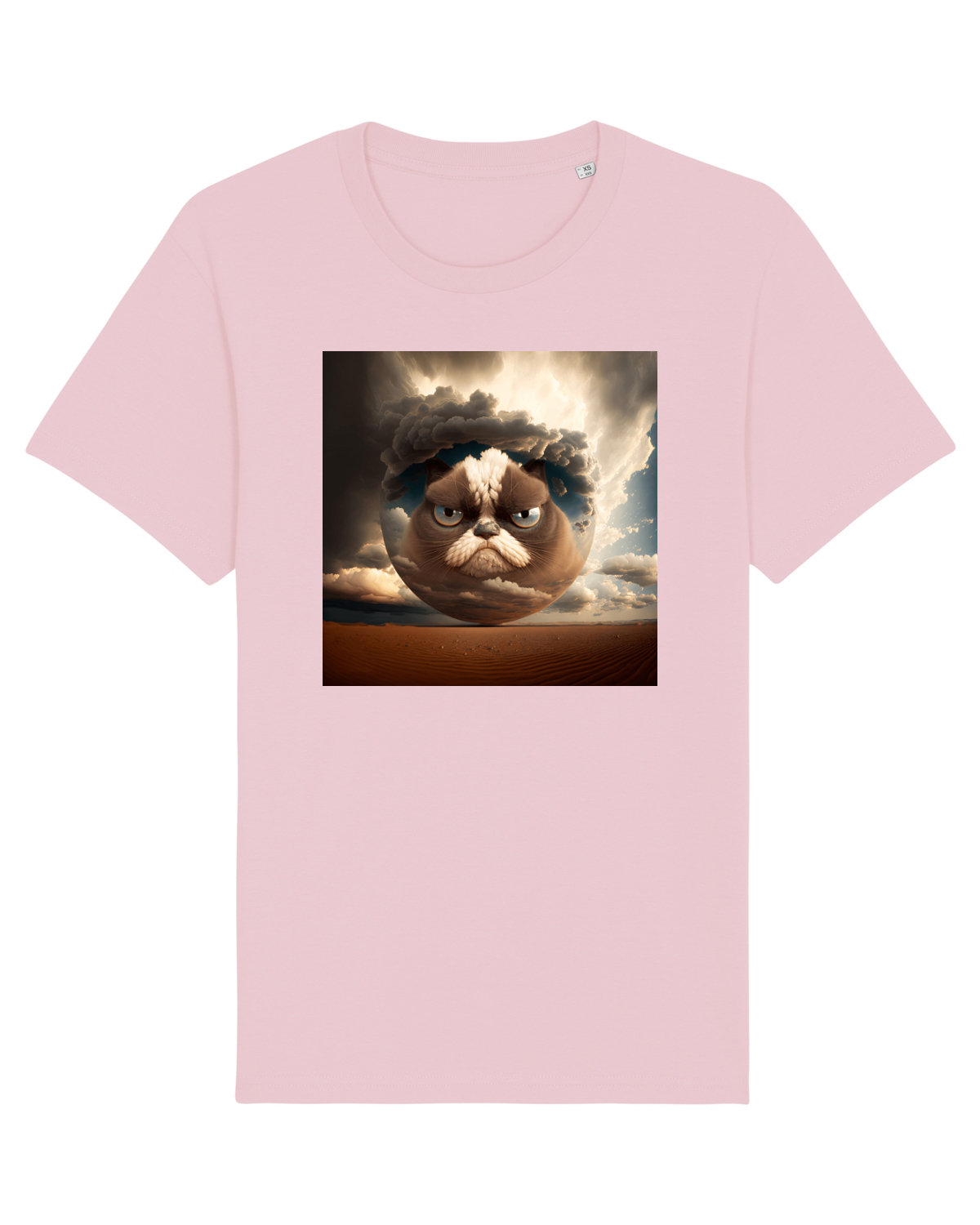 Tricou mânecă scurtă Unisex Rocker Cotton Pink