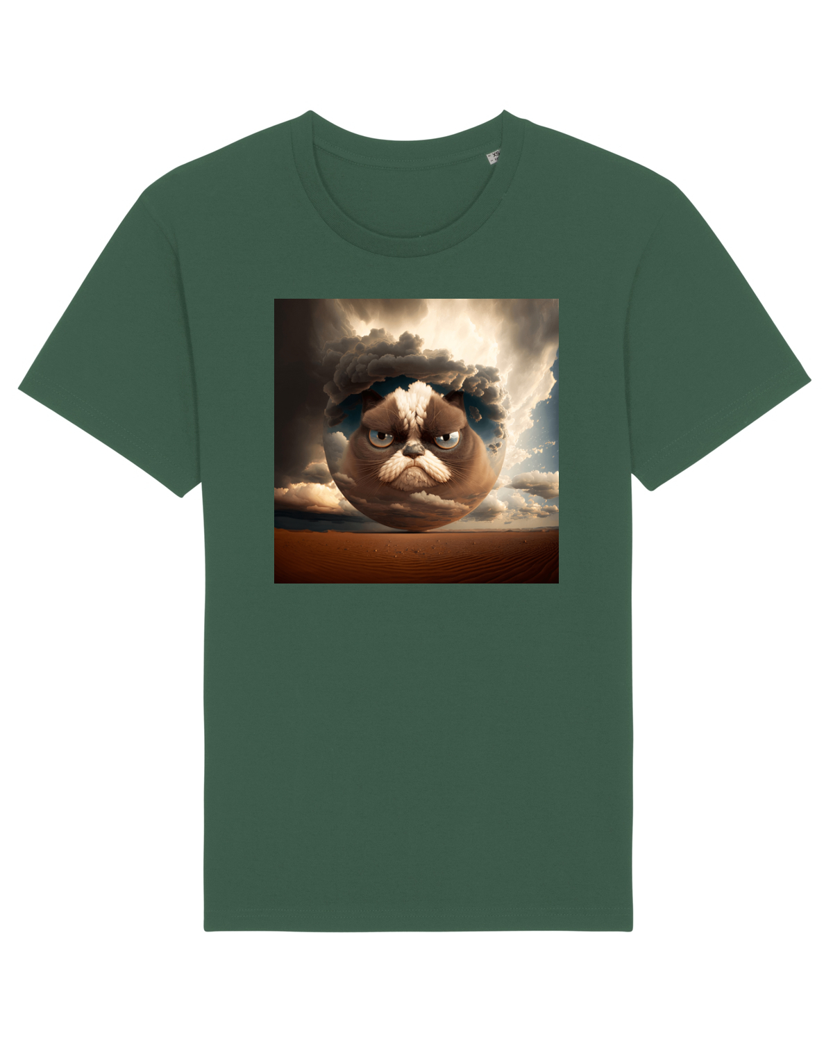 Tricou mânecă scurtă Unisex Rocker Bottle Green