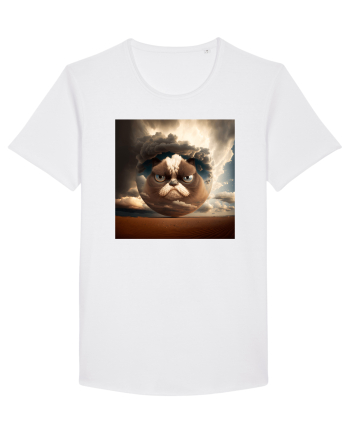 Grumpy Sphere Cat White