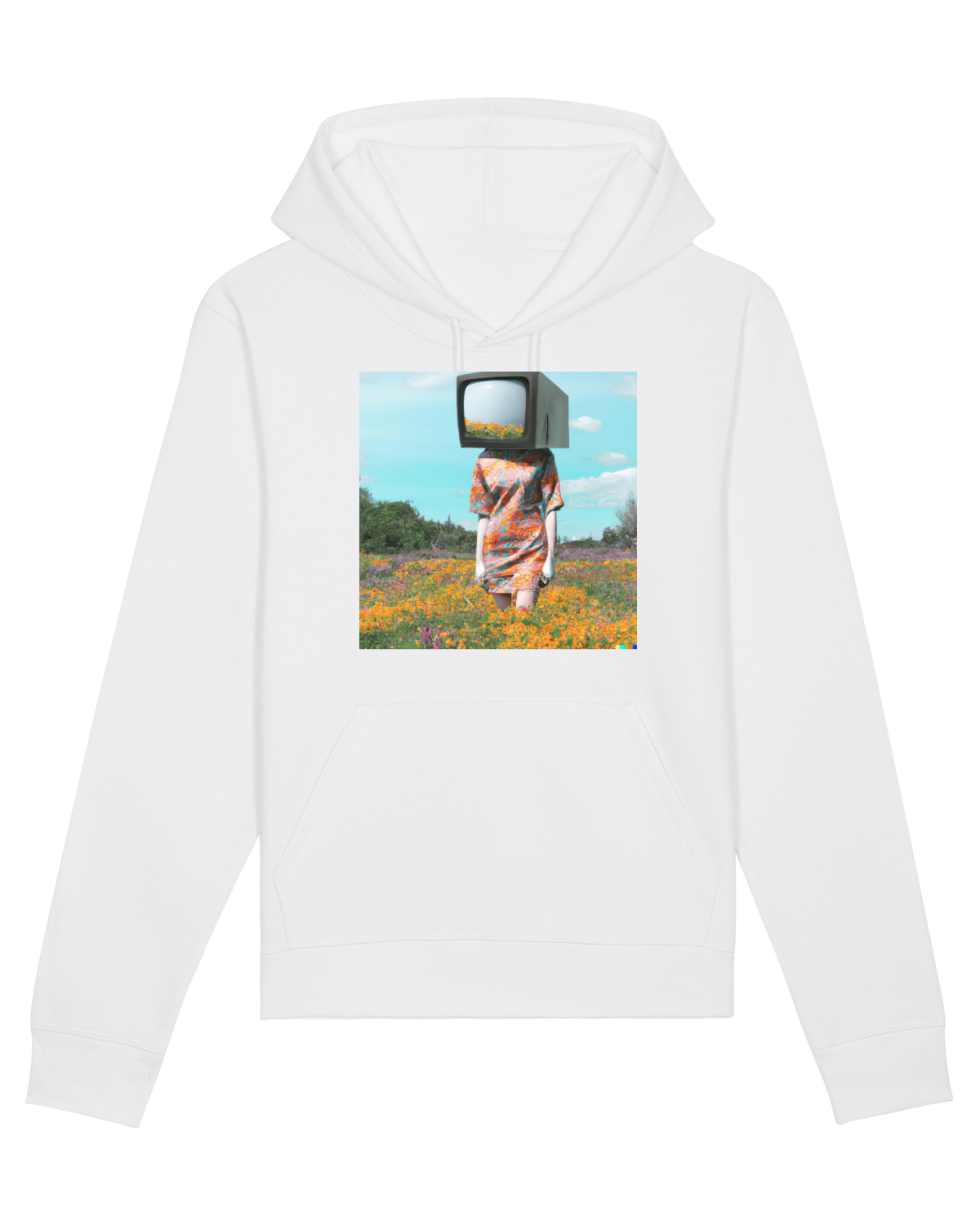 Hanorac Unisex Drummer White