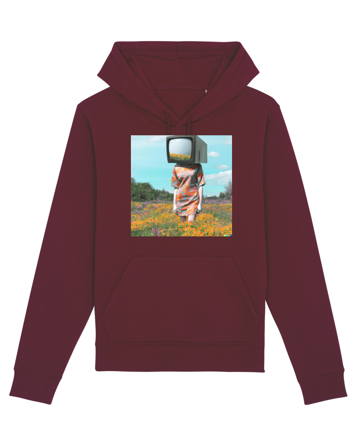 Hanorac Unisex Drummer Burgundy