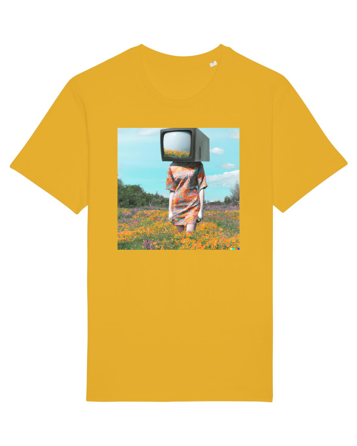 Tricou mânecă scurtă Unisex Rocker Spectra Yellow