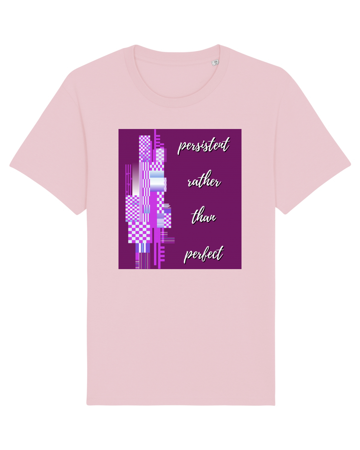 Tricou mânecă scurtă Unisex Rocker Cotton Pink