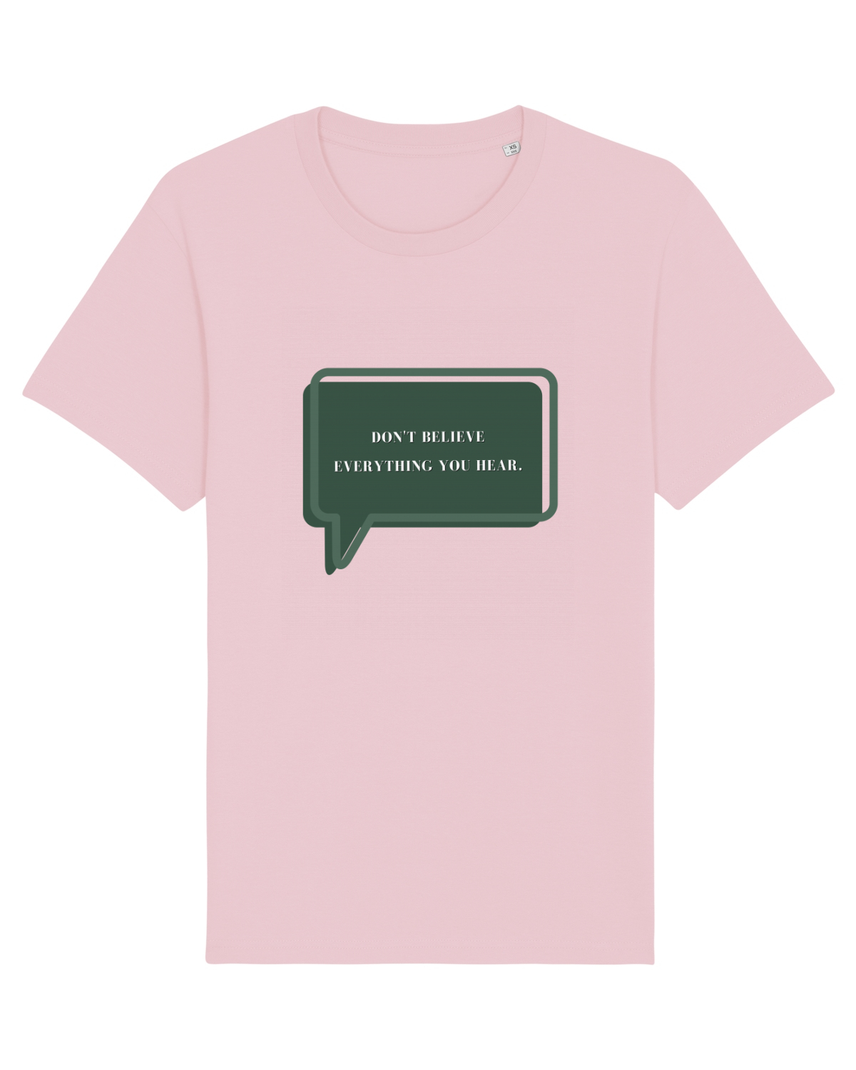 Tricou mânecă scurtă Unisex Rocker Cotton Pink