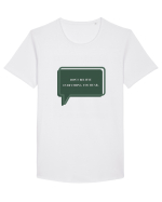 don t believe everything you hear Tricou mânecă scurtă guler larg Bărbat Skater