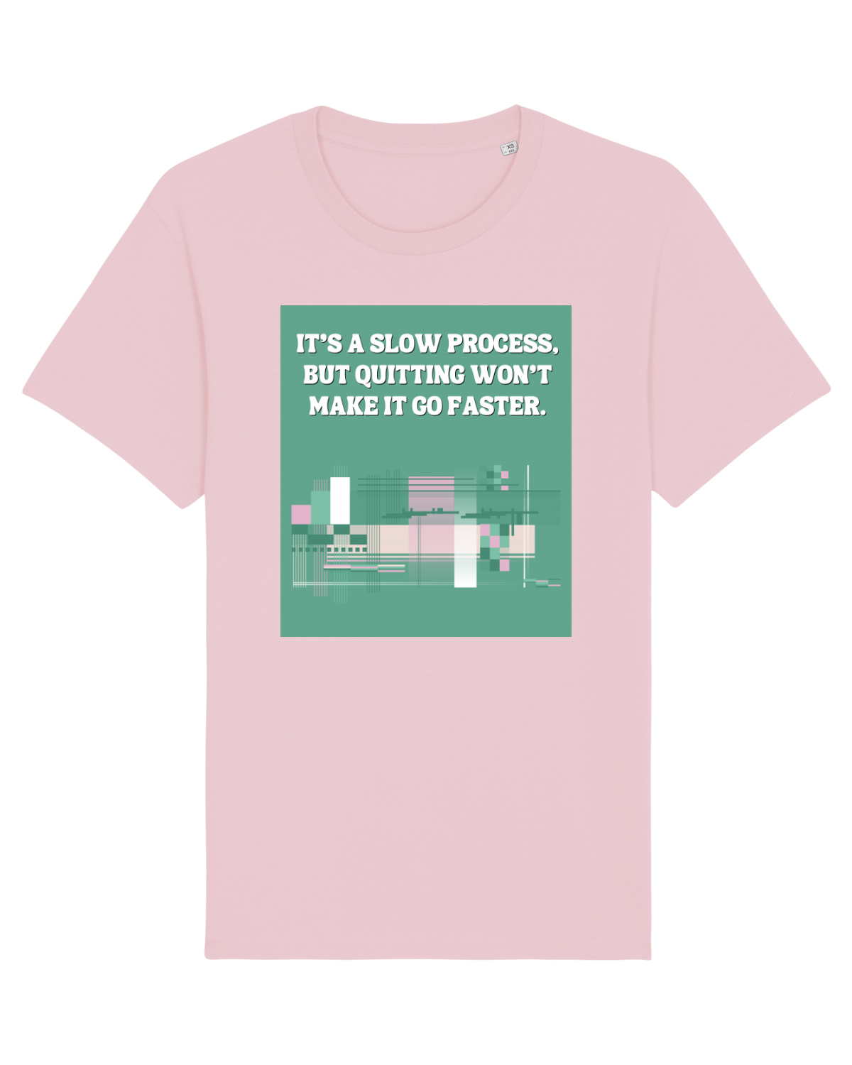 Tricou mânecă scurtă Unisex Rocker Cotton Pink