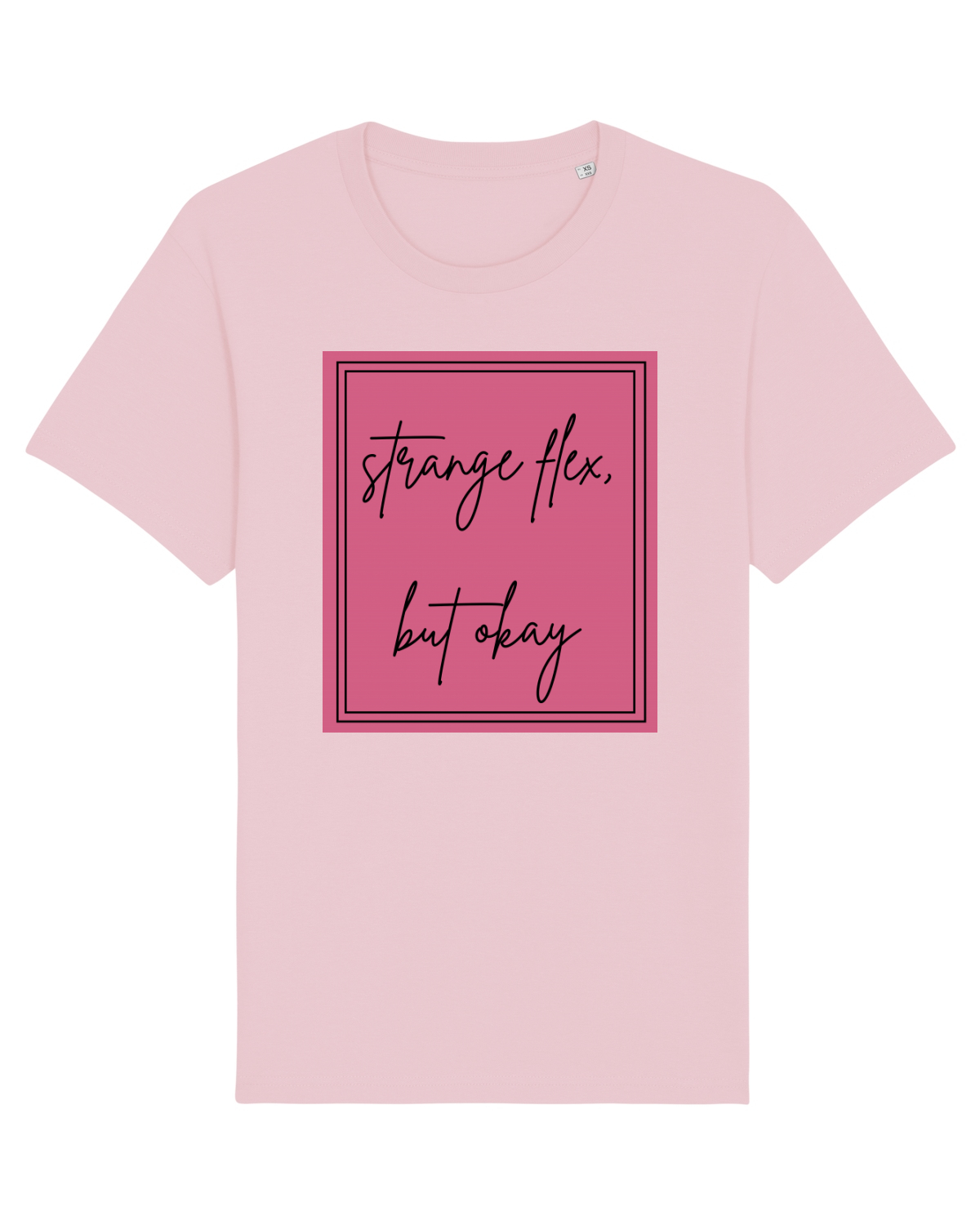 Tricou mânecă scurtă Unisex Rocker Cotton Pink